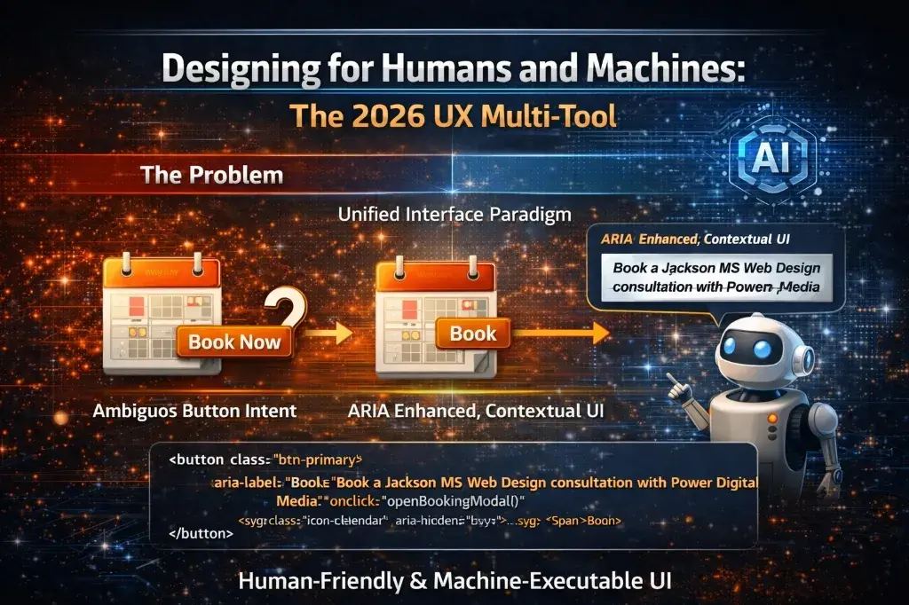 Designing for Humans and Machines: The 2026 UX Multi-Tool