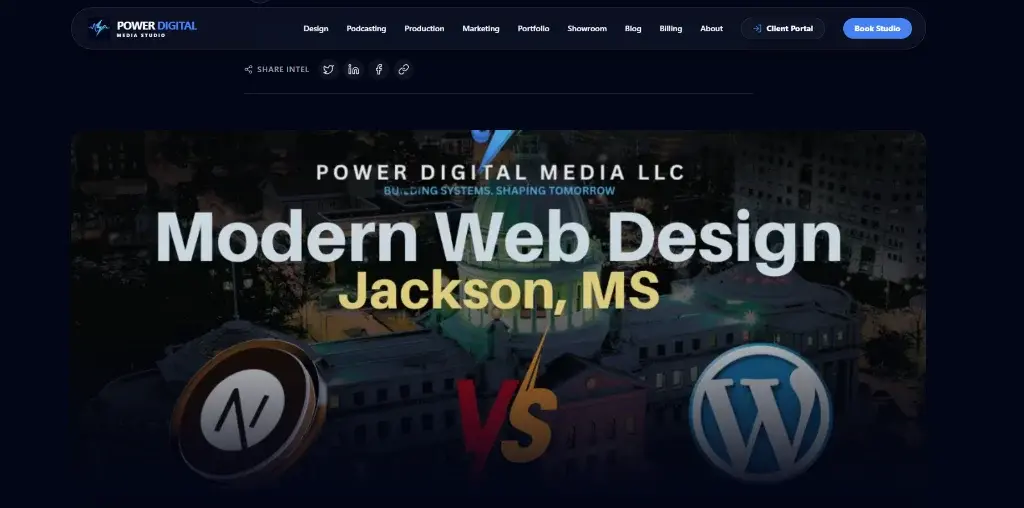 Modern Web Design Jackson MS | Next.js Edge