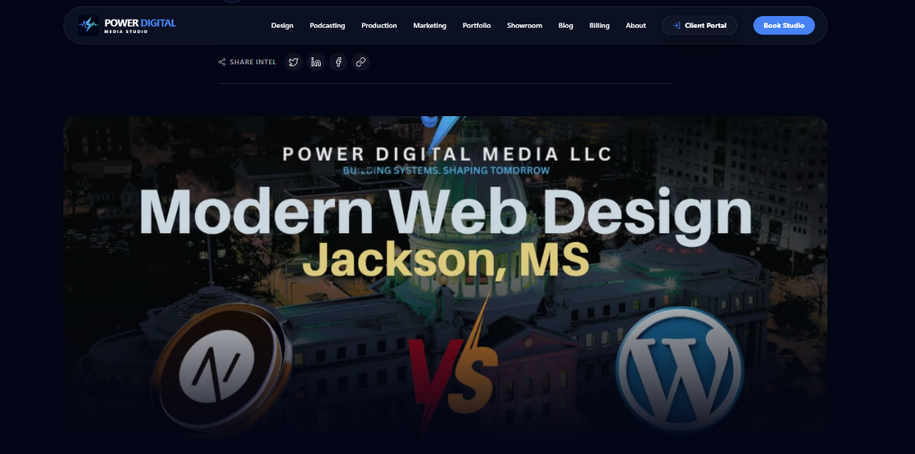 Modern Web Design Jackson MS | Next.js Edge