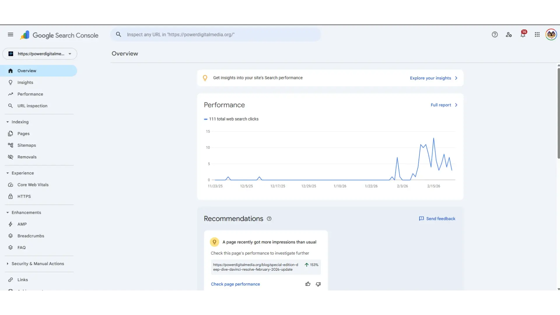 Google Search Console Performance 6.7K